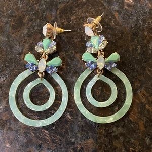 Multi Color Jewel Earrings